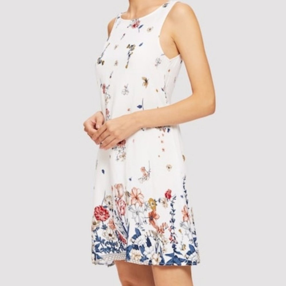 New JEUVRE Floral Print Tank Dress